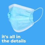 2,000pcs Disposable Face Masks- 3 Ply Breathable Mask For Adults - Blue (40 Packs of 50) - Image 8