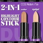 CCbeauty 2-IN-1 Matte Contour Stick Makeup,Cream Dual Highlighter Bronzer Stick, Highlighting & Contouring Kit, Highlight Concealer Sticks for Face Shaping, Long Lasting & Waterproof - Image 4