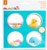 Munchkin® Float & Play Bubbles™ Baby and Toddler Bath Toy, 4 Count - Image 7