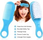 Baby Grooming Kit, Infant Safety Care Set with Hair Brush Comb Nail Clipper Nasal Aspirator,Baby Essentials Kit for Newborn Girls Boys - Image 3