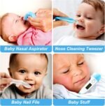 Baby Grooming Kit, Infant Safety Care Set with Hair Brush Comb Nail Clipper Nasal Aspirator,Baby Essentials Kit for Newborn Girls Boys - Image 6