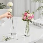 10 Pack Glass Cylinder Vase for Centerpieces, Clear Flower Glass Vases for Wedding Decorations, Hurricane Floating Candle, Holder for Table Centerpiece Wedding Home Décor - Image 5