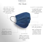 VIRTUE CODE Seamless Essentials Face Masks - Soft 3 Ply Comfort 50 Disposable Face Masks - Image 4