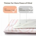 Mallify Baby Play Mat 50"x50", Non-Slip Baby Mat for Floor, Soft Thicker Playpen Mat, Portable Playmat, Crawling Mat for Infants, Babies, Toddlers, Activity Mat, Pink - Image 4