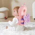PandaEar Baby Head Protection Backpack, Toddler Walking Head Protector, Adjustable Head Protector Pad Safety Cushion (Pink) - Image 4