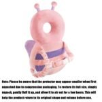 PandaEar Baby Head Protection Backpack, Toddler Walking Head Protector, Adjustable Head Protector Pad Safety Cushion (Pink) - Image 6