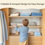 Mallify Foldable Play Mat, Reversible Baby Play Mat with Edge Reinforcement, Non-Toxic & Waterproof Baby Mat for Floor, Foam Playmat for Infants Toddlers, Rainbow, Cloud & Moon, 50''x50'' - Image 7