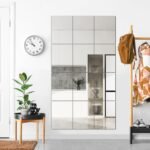 Wall Mirror Tiles, 16"x12"x12PCS Full Length Home Gym Mirror for Garage, Bedroom, Living Room, Over The Door - Image 3