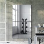 Wall Mirror Tiles, 16"x12"x12PCS Full Length Home Gym Mirror for Garage, Bedroom, Living Room, Over The Door - Image 6