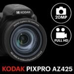 KODAK PIXPRO AZ425-BK 20MP Digital Camera 42X Optical Zoom 24mm Wide Angle Lens 1080P Full HD Video Optical Image Stabilization Li-Ion Battery 3" LCD Vlogging Camera (Black) - Image 3