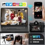 True 5K Digital Cameras for Photography 64MP - 16X Zoom, WiFi, with 64GB TF Card, Wide-Angle & Macro Lens, Autofocus & Anti-Shake, Vlogging Camera for YouTube Travel (Black) - Image 10