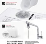 NOVETE Portable Countertop Dishwashers, Compact Dishwashers with 5L Built-in Water Tank & Inlet Hose, 5 Washing Programs, Baby Care, Air-Dry Function and LED Light for Small Apartments - Image 7