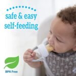 Dr. Brown's Designed to Nourish, Fresh Firsts Silicone Feeder, Grey, One Size - Image 4