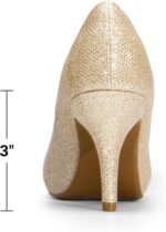 DREAM PAIRS Tiffany Women's Classic Elegant Versatile Low Stiletto Heel Dress Platform Pumps Shoes - Image 5