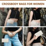 U+U Crossbody Bags for Women, Small Bag with Removable Chain, Card Slots & Phone Pocket - Lightweight Purse Wallet (8 Colors) - Image 6