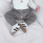 Newbron Baby Boys Girls Retro Sneakers Pu Leather Rubber Sole Walking Shoes Toddler Non-Slip First Walkers Infant Slippers Crib Shoes - Image 3