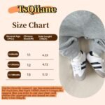 Newbron Baby Boys Girls Retro Sneakers Pu Leather Rubber Sole Walking Shoes Toddler Non-Slip First Walkers Infant Slippers Crib Shoes - Image 4