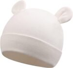 Cotton Newborn Baby Girls Hat Spring Newborn Boys Hat Cute Rabbit Infant Beanie - Image 3