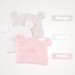 Cotton Newborn Baby Girls Hat Spring Newborn Boys Hat Cute Rabbit Infant Beanie - Image 5