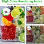 BUBO LED Refrigerator Light Bulb 40 Watt Equivalent, Fridge Light Bulb 120V, Appliance Bulb Daylight 5000K, A15 E26 Medium Base Bulb, 5.5W, Non-Dimmable, 4 Pack - Image 9