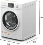 KoolMore 2-in-1 Front Load Washer and Dryer Combo, 2.7 Cu. Ft., for Apartment, Dorm, RV, 16 Wash and 4 Dry Cycles, Compact Space Saver [White] [120V] (FLC-3CWH) - Image 5