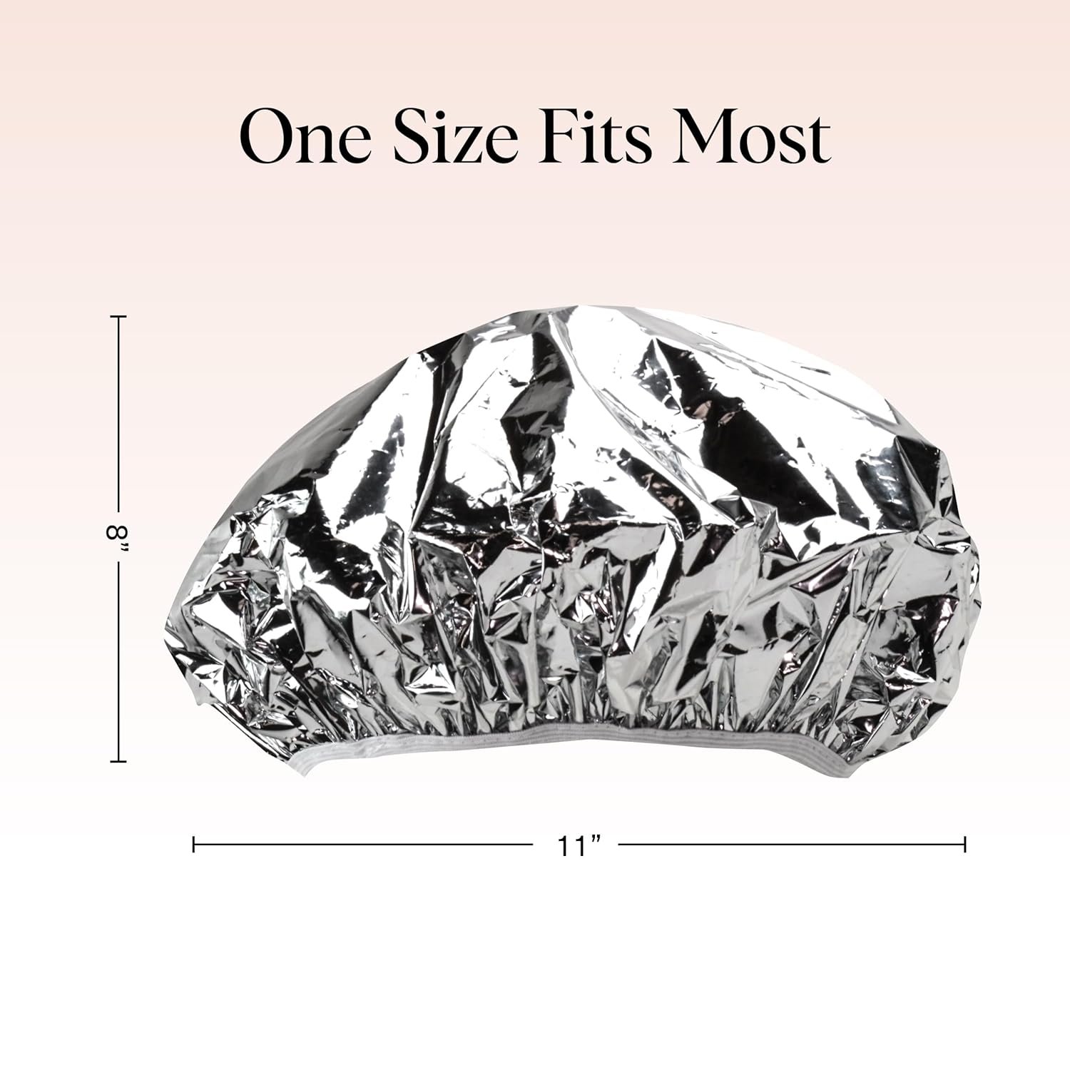 Kitsch Aluminum Foil Heat Cap for Deep Conditioning - Reusable Hair Streamer For Coloring, Perm & Treatment, Heat Cap with Elastic Band, Processing Caps for Hair, Shower Caps for Sauna, Shower & Spa - Image 6