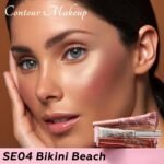 FOCALLURE 3 PCS Liquid Contour Stick,Moisturizing Highlighter,Blush and Bronzer,Silky Cream Contouring Pen with Soft Cushion Applicator,Long Lasting Face Illuminator Makeup,Bikini Beach - Image 3