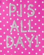 Simple Joys by Carter's girls 6-piece Snug Fit Cotton Pajama Set - Image 4