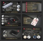 HP 14" Laptop 2025 Business Student Slim Computer, Lifetime MS Office, Copilot AI, Quad-Core Intel CPU, 16GB RAM, 628GB Storage (128GB UFS+500GB Ext), MarxsolAccessory, Wi-Fi 6, Win 11 Pro, Sky Blue - Image 4