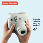 Fujifilm Instax Mini 12 Instant Film Camera, Clay White - Image 3