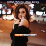 4K Digital Camera for Photography 64MP WiFi Vlogging Camera for YouTube Autofocus 3" 180° Flip Screen 16X Zoom Compact Travel Cameras with Anti-Shake, SD Card, 2 Batteries & Battery Charger - Image 6