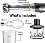 Braun MultiQuick 7 3-in-1 Immersion Blender with Food Processor – Powerful Handheld Electric Stick Blender - Emulsifier for Chopping, Beating & Whisking - Ideal for Soup, Puree, Smoothies & More - Image 8