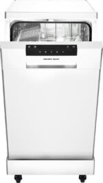 HAMILTON BEACH HBDW1922 Portable Dishwasher with Wheels, 19in Wide, 8 Place Settings Capacity, White - Image 3