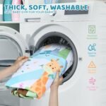 Baby Gym Play Mat, 8-in-1 Tummy Time Mat & Ball Pit with 6 Toys, Washable Baby Activity Play Mat for Visual, Hearing, Sensory, Motor Development, Baby Toys Gift for Toddler Infant 0-3-6-9-12 Months - Image 7