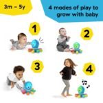 Baby Einstein Ocean Explorers Go Opus Go 4-in-1 Crawl & Chase Activity Learning Toy, Music and Lights, Ages 3 Months to 5 Years - Image 3