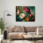 Arttoplus Flower Paint by Numbers Kit for Adults Canvas-Flower Adult Paint by Numbers for Adults,Flowers Painting by Numbers for Adult for Gift Home Wall Decor(16x20inch) - Image 5