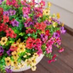 HyeFlora Artificial Flowers for Outdoor Indoor Garden Home Decoration, Faux Flower Daisy with Eucalyptus Leaves Fake Plants Greenery Boxwood Porch Patio, 12 Bundles (Mix Pink Red Purple Yellow) - Image 3