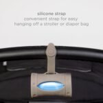 Ubbi Retractable On-the-Go Bag Dispenser for Baby Travel, Diaper Bag Accessory Must Have for Newborns, Helpful Baby Accessory, Taupe - Image 5