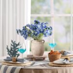 Ceramic Flower Vase 7.6 inch Farmhouse Rustic Vase Decorative Pottery Terracotta Vases for Home Decor Table Mantle Fireplace Living Room Bathroom Wedding Centerpiece (Whitewashed) - Image 4