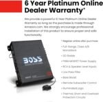 BOSS Audio Systems R1100M Monoblock Car Amplifier - 1100 High Output, 2-8 Ohm Stable, Low/High Level Inputs, Low Pass Crossover, MOSFET Power Supply - Image 5