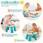 BACCOW Baby & Toddler Toys, Baby Activity Center 6 to 12-18 Month Old, Learning Musical Table Toys for 1 2 3 Year Old Boys Girls Gifts - Image 4