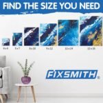 FIXSMITH Stretched White Blank Canvas - 11x14 Inch, 8 Pack, Primed,100% Cotton,5/8 Inch Profile of Super Value Pack for Acrylics,Oils & Other Painting Media - Image 6