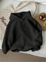 Girl's Bow Cheetah Leopard Hoodies Long Sleeve Pullover Tops Preppy Cute Sweatshirts Hoodies - Image 3