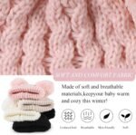Yuoahcn Baby Girl Beanie Winter Baby Boy Hat with Pom pom Warm Infant Knitted Hats Toddler Kid Beanies - Image 4