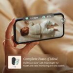 Dream Sock – Smart Wearable Baby Monitor, Infant Pulse Oximeter Tracks Oxygen & Heart Rate | Parents Receive Alerts, Sleep & Health Insights via App | Mint - Image 10