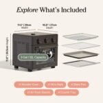 Our Place Wonder Oven | 6-in-1 Air Fryer & Toaster Oven with Steam Infusion | Compact, Countertop Friendly, Fast Preheat, Multifunctional | Air Fry, Toast, Roast, Bake, Reheat & Broil | Char - Image 7