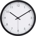 Amazon Basics Classic 12", Easy to Read, Silent Non Ticking, Battery Operated, Round Wall Clock, Black - Image 2