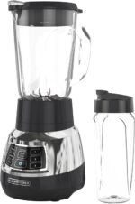 BLACK+DECKER BL1400DG-P Quiet Stainless Steel Blender with Cyclone Glass Cup - Image 2