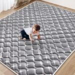 Baby Play Mat - 79" X 71",Premium Thicker Foam One-Piece Crawling Mat, Machine Washable, Extra Large Anti-Slip Activity Playmat for Babies, Toddlers & Infants - Image 2