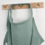 Blissful Diary Muslin Nursing Cover for Breastfeeding, Breathable Breastfeeding Cover up with Arch Neckline for Women, Nursing Apron (Roman Green) - Image 2